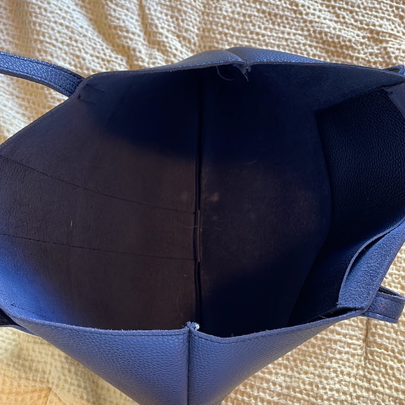 Vince Camuto Black Leather Tote - Picture 5 of 5